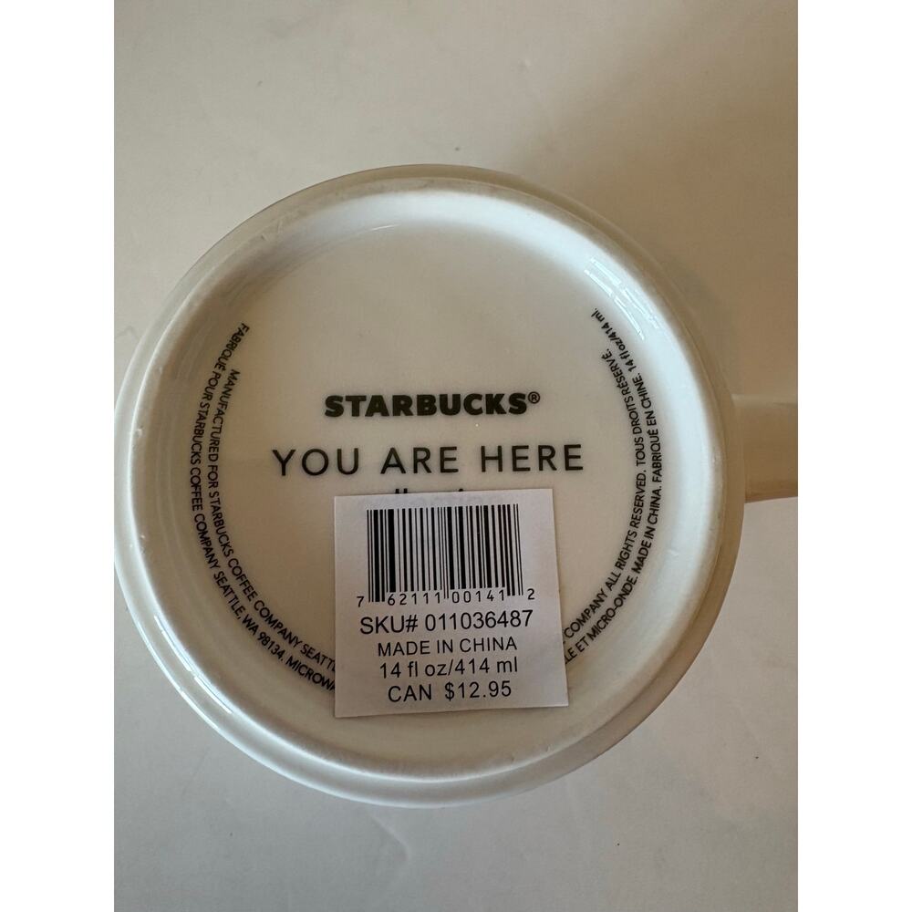 Starbucks " You Are Here " Collection Canada Coffee Mug 14oz 2017 - Picture 2 of 6